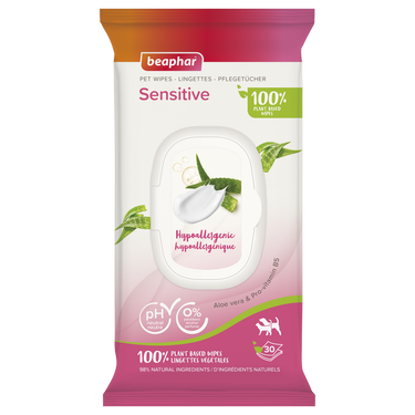 Pet Wipes Sensitive (30 Wipes)